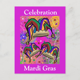 CARTÃO POSTAL ARTE DE MARDI GRAS