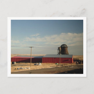 Cartão Postal Arte de Montana Rural