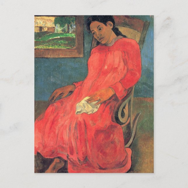 Cartão Postal arte de Paul Gauguin (Frente)