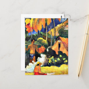 Cartão Postal Arte de Paul Gauguin: O Momento da Verdade II