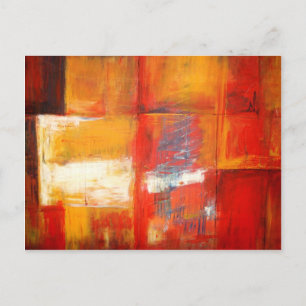 Cartão Postal Arte de pintura Abstrato original