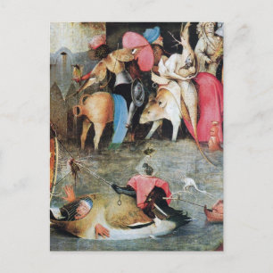 Cartão Postal Arte de pintura Hieronymus Bosch