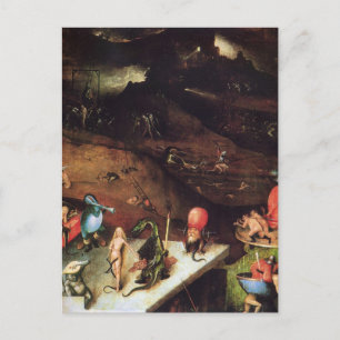 Cartão Postal Arte de pintura Hieronymus Bosch