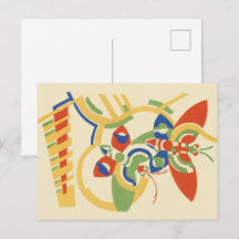 Arte de Poster Floral Geométrico Retro Art Déco
