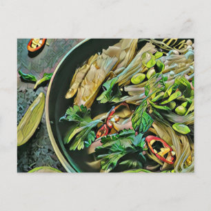 Cartão Postal Arte de ramen