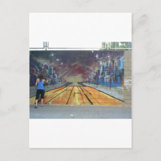 Cartão Postal Arte de Rua Barcelona