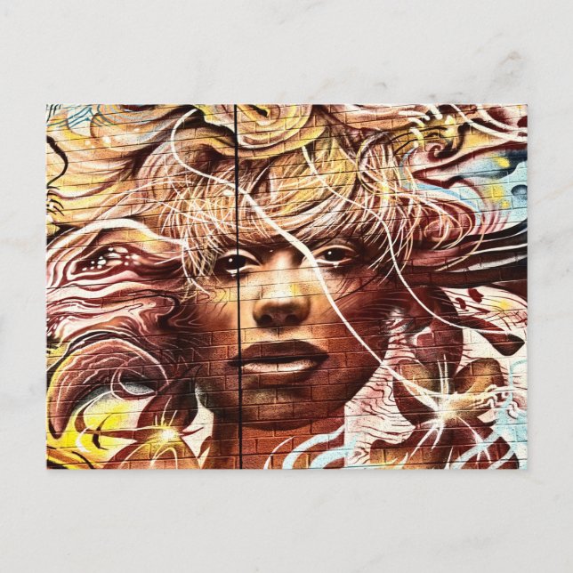 Cartão Postal Arte de Rua da Brick Lane (1109)  (Frente)