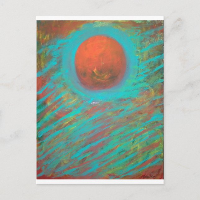 Cartão Postal Arte Decorativa Anca Sofia: Aqui vem o sol (Frente)