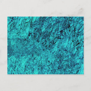 Cartão Postal Arte digital azul com muitas linhas mestiças/labi