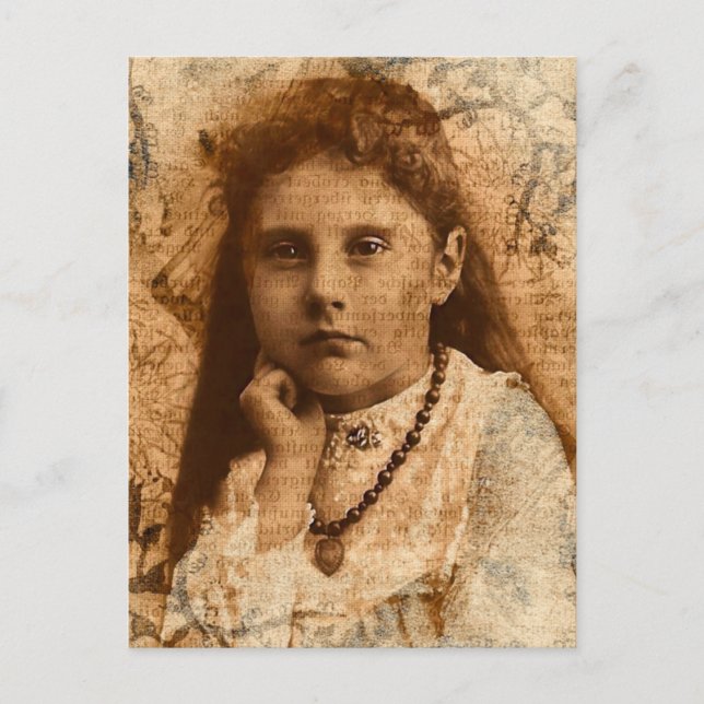 Cartão Postal Arte Digital de Olhos Sólidos (Frente)