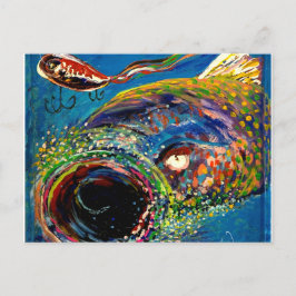 Cartão Postal Arte do Arco-Íris