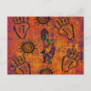 Cartão Postal Arte do Deserto do Arizona