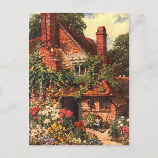 Cartão Postal Arte do jardim do vintage - Palmer, Harold Sutton