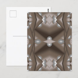 Cartão Postal Arte do Ombre Sawtooth Concentrado da Terra