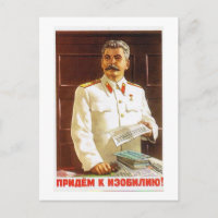 arte do poster de stalin