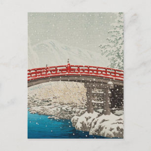 Cartão Postal Arte do Ukiyoe Japonês (Hasui Kawase)