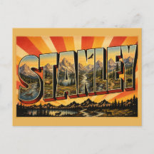 Arte do Vale do Rio Picos Alpinos de Stanley Idaho