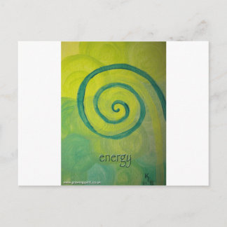 Cartão Postal Arte Energy Heart