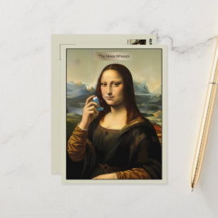 Cartão Postal Arte Engraçada Paródia