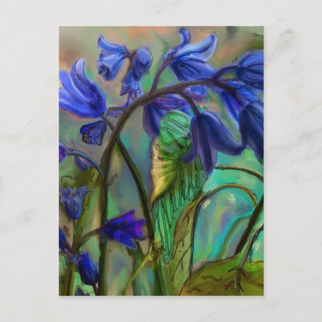 Cartão Postal Arte Floral (Frente)