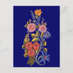 Cartão Postal Arte folclórica da Hungria do Sul