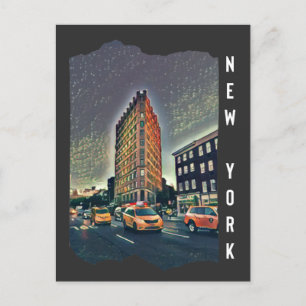 Cartão Postal Arte Fotográfica Estética da Cidade de Nova York