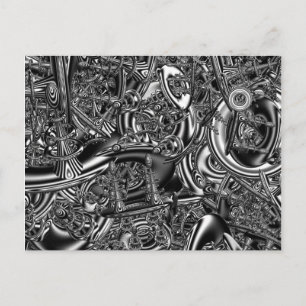 Cartão Postal Arte fractal Sci fi