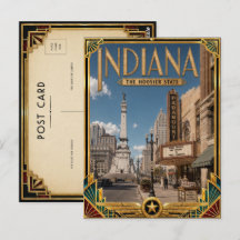 Arte Indiana Vintage Art Deco Idade Dourada