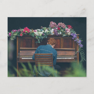 Cartão Postal Arte Legal de Piano