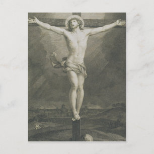Cartão Postal Arte Minimalista Crucificação Monomática
