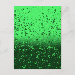 Cartão Postal Arte Minimalista Esmeralda Rica