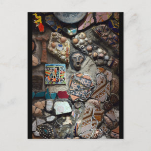 Cartão Postal Arte mosaica