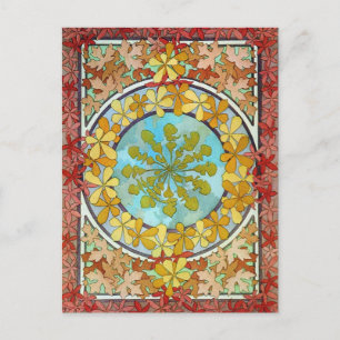 Cartão Postal Arte Nova Antiga