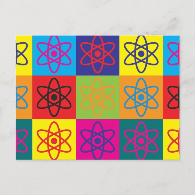 Cartão Postal Arte Pop Física (Frente)