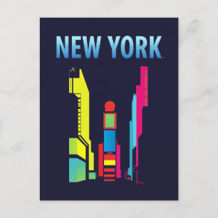 Cartão Postal Arte Pop Times Square Nova York