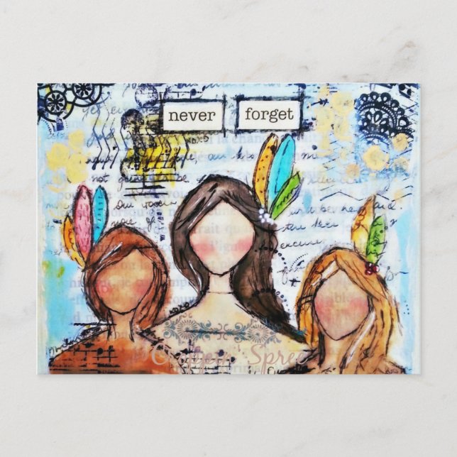 Cartão Postal Arte por Croppin' Spree (Frente)