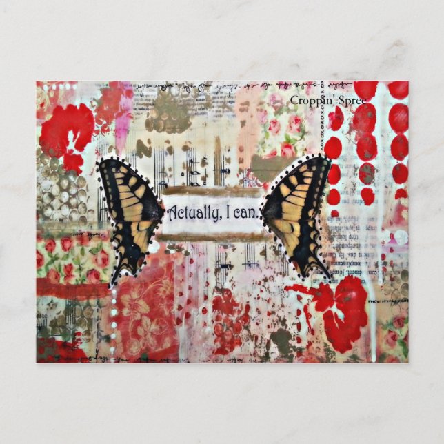 Cartão Postal Arte por Croppin' Spree (Frente)