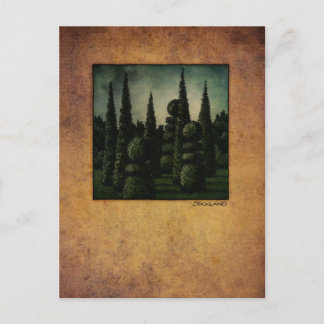 Cartão Postal Arte Secreta do Jardim de Moonrise