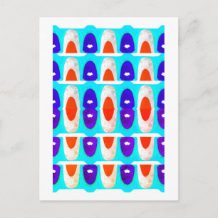 Cartão Postal Arte sobre ícones futuros