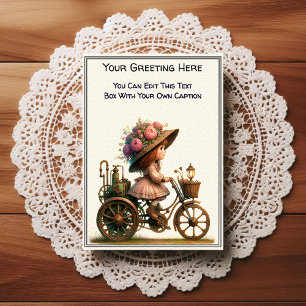 Cartão Postal Arte Steampunk de Sentimento Diariamente Caprichos