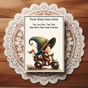 Cartão Postal Arte Steampunk de Sentimento Diário Caprichoso  