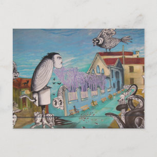 Cartão Postal arte surreal de valparaíso