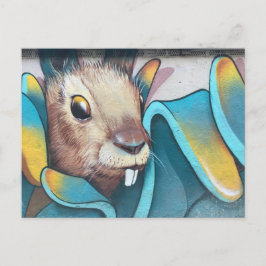 Cartão Postal Arte Urbana Arte Urbana Coelho Coelho Coelho Mura