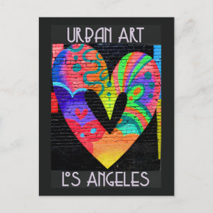 Cartão Postal Arte Urbana, Los Angeles,