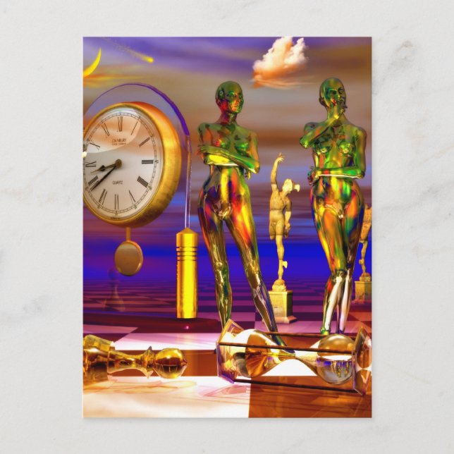 Cartão Postal Arte xadrez, regras de xadrez, aberturas de xadrez (Frente)