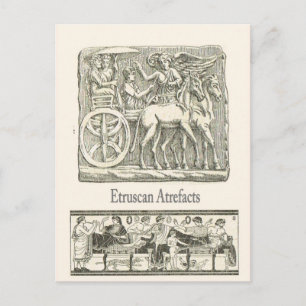 Cartão Postal Artefatos Etruscanos 5
