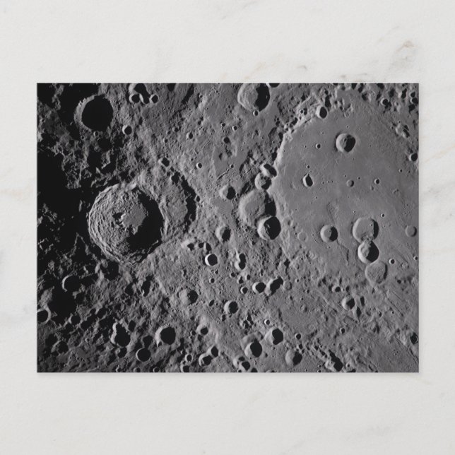 Cartão Postal Artemis II Lunar Craters (Frente)