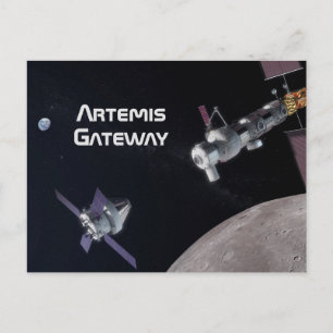 Cartão Postal Artemis Orion SLS Moon Mission