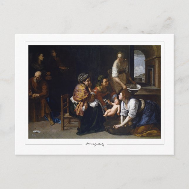 Cartão Postal Artemisia Gentileschi #13 - Arte Refinada (Frente)