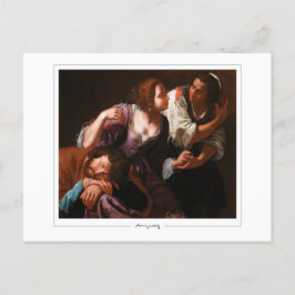 Cartão Postal Artemisia Gentileschi #17 - Belas Artes